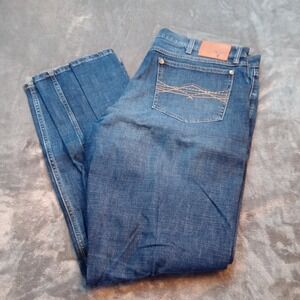 Wrangler 20X Jeans Mens 36x30 Blue Bootcut Cowboy Western Rodeo Farm Stretch